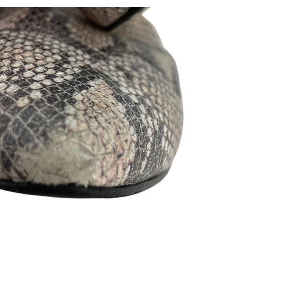 Able Joselyne Reptile Embossed Leather Pointed Toe Slip On Flats Shoes Size 8.5 - Picture 16 of 16